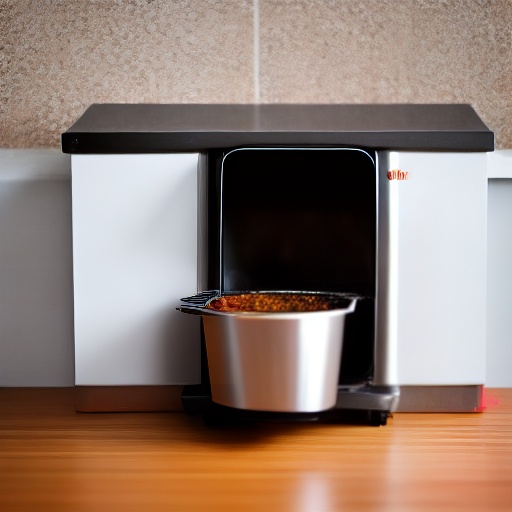 Measuring tahini in a cup for air fryer recipes