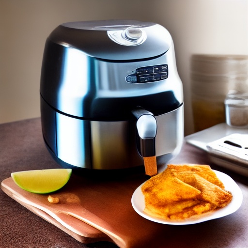 Measuring tahini in a cup for air fryer recipes