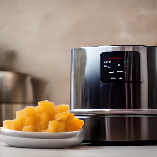 Measuring 0.5 cup of caster sugar in a glass bowl for air fryer recipes