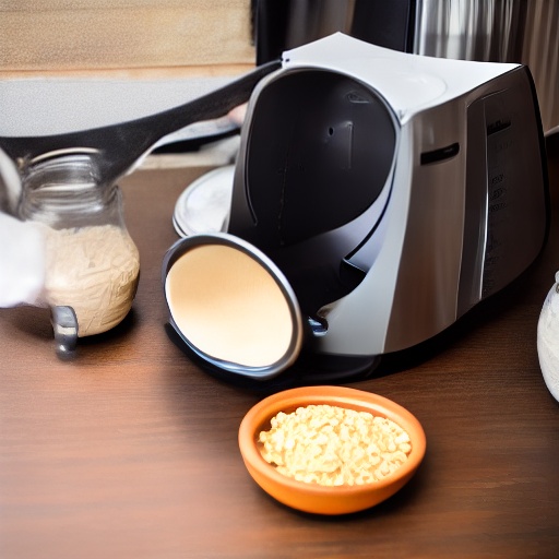 Measuring 0.25 cup of rolled oats for air fryer recipes