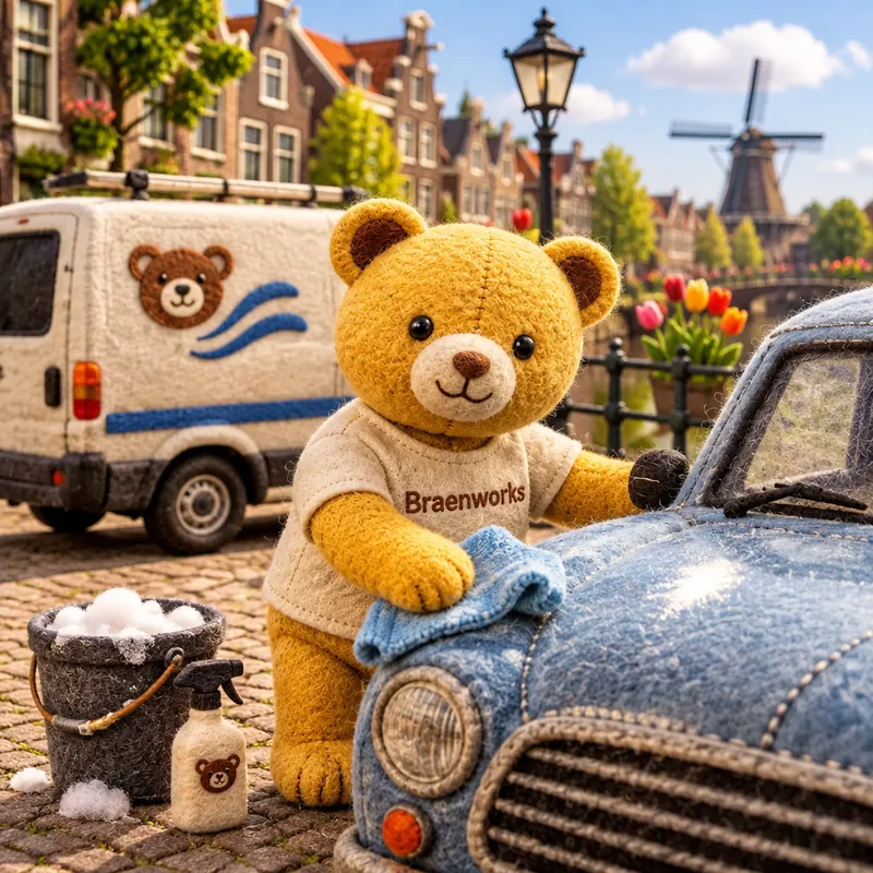 Braenworks-beer met een car-detailingbedrijf