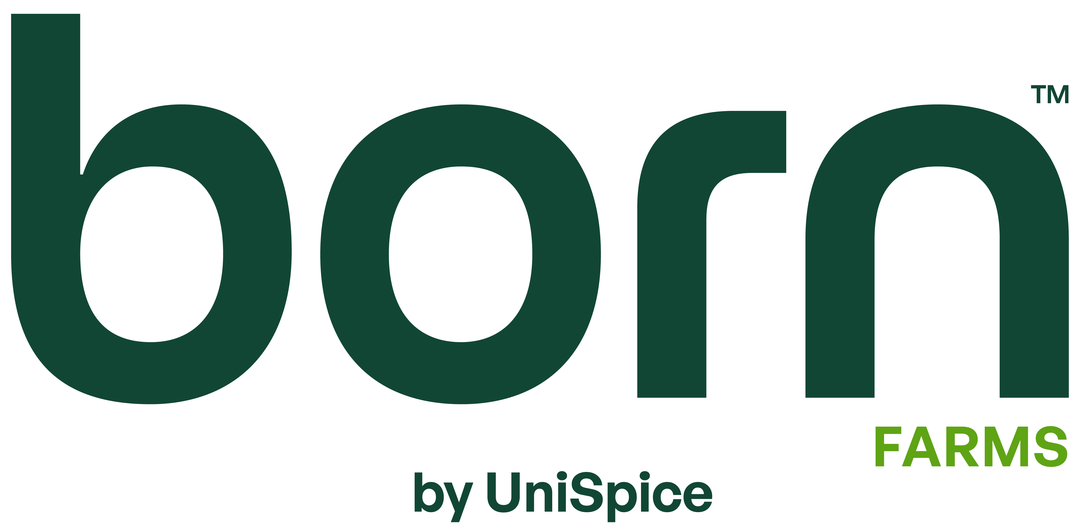 Logo Born Farms by Unispice
