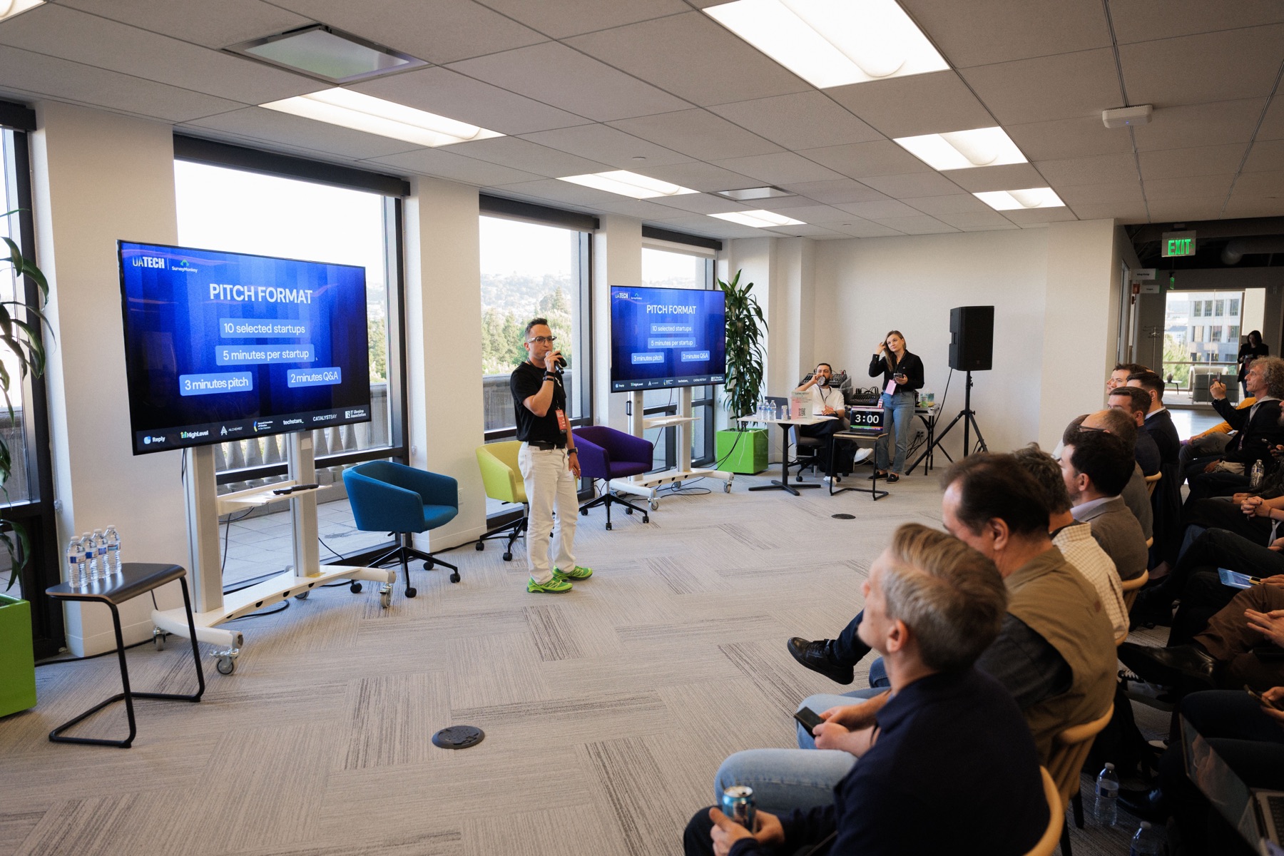Nazar Gulyk at UAtech Venture Night during SaaStr Annual, Silicon Valley