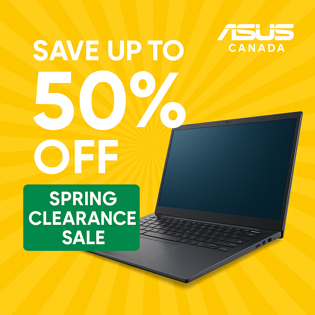 ASUS Canada Spring Clearance: Save Up to 50%