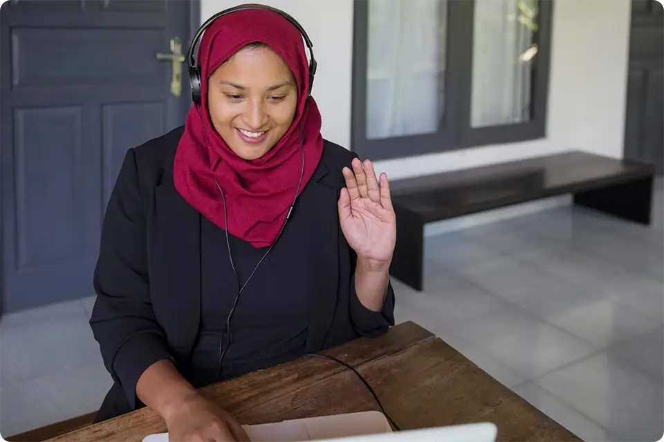Remote interviews with video conferencing technology
