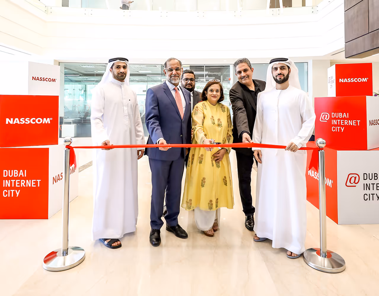 NASSCOM ribbon-cutting ceremony at Dubai Internet City