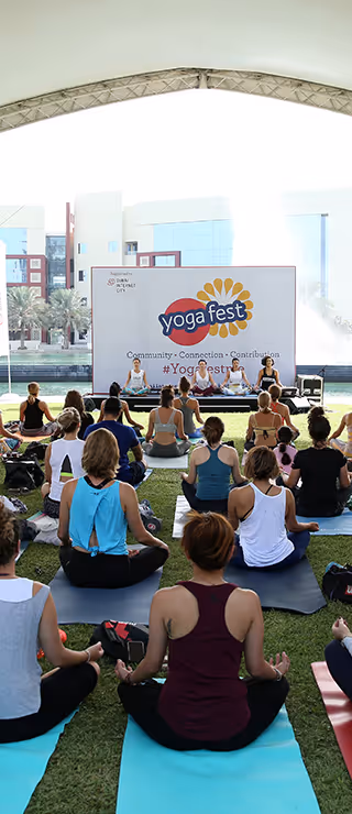 DIC Hosts Yogafest Dubai for Seventh Consecutive Year
