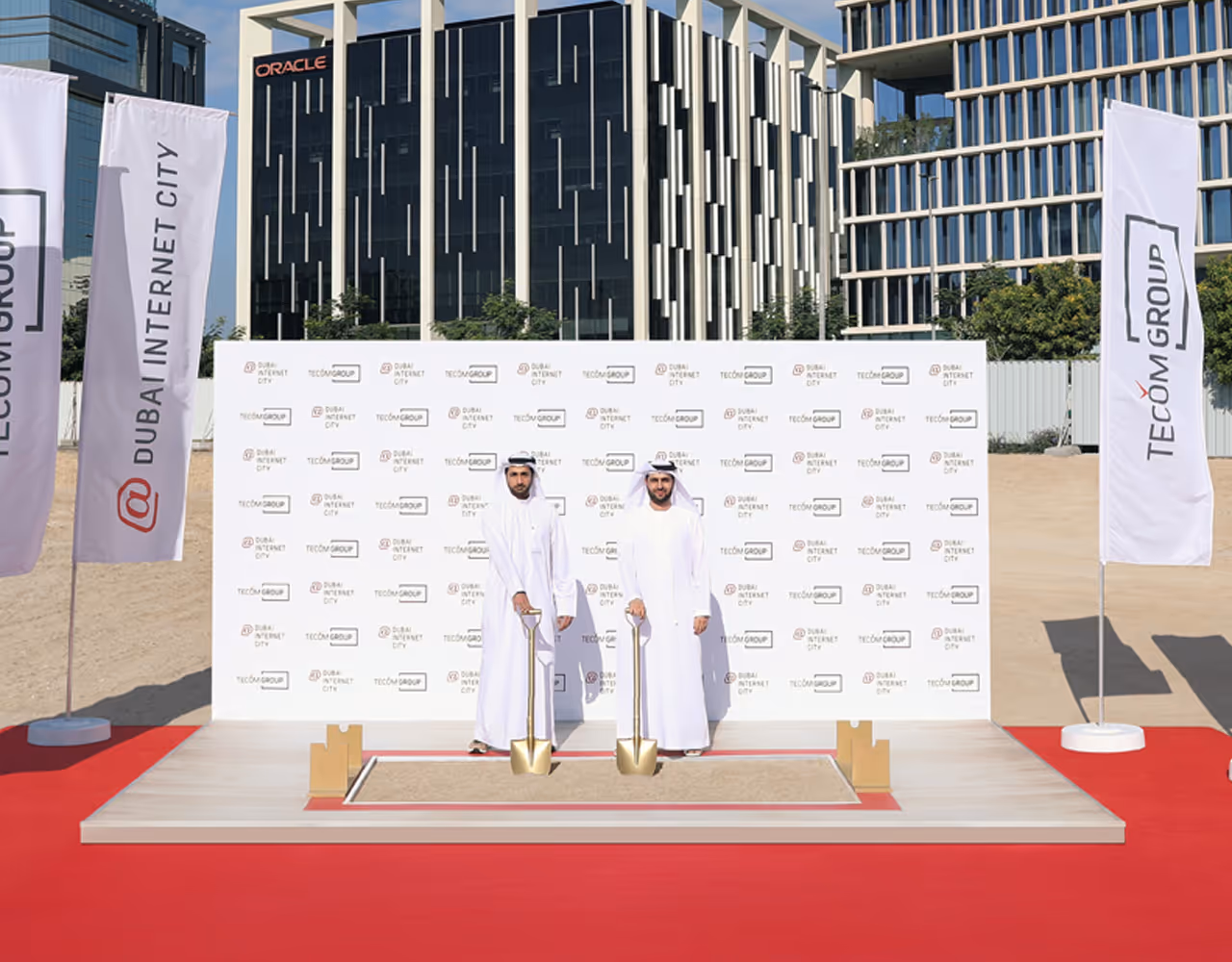 Groundbreaking ceremony at Dubai Internet City corporate hub