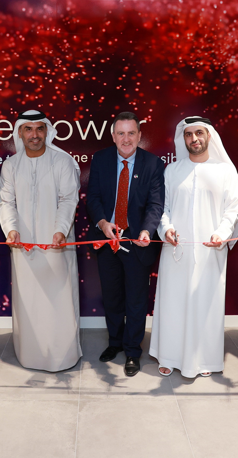 Evening view of Dubai Outsource City from afar 3M's New Regional Headquarters & Innovation Centre Open in Dubai Internet City