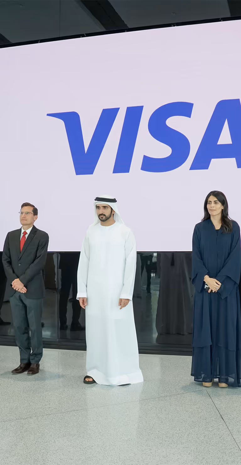 Hamdan bin Mohammed visits Visa's new regional headquarters in Dubai Internet City