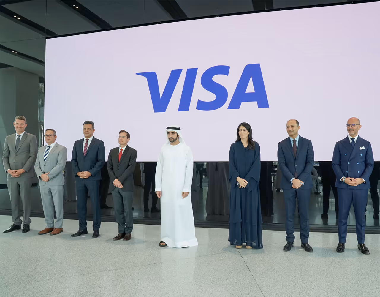 Visa executives at Dubai Internet City corporate event