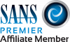 SANS Premier Affiliate Member logo