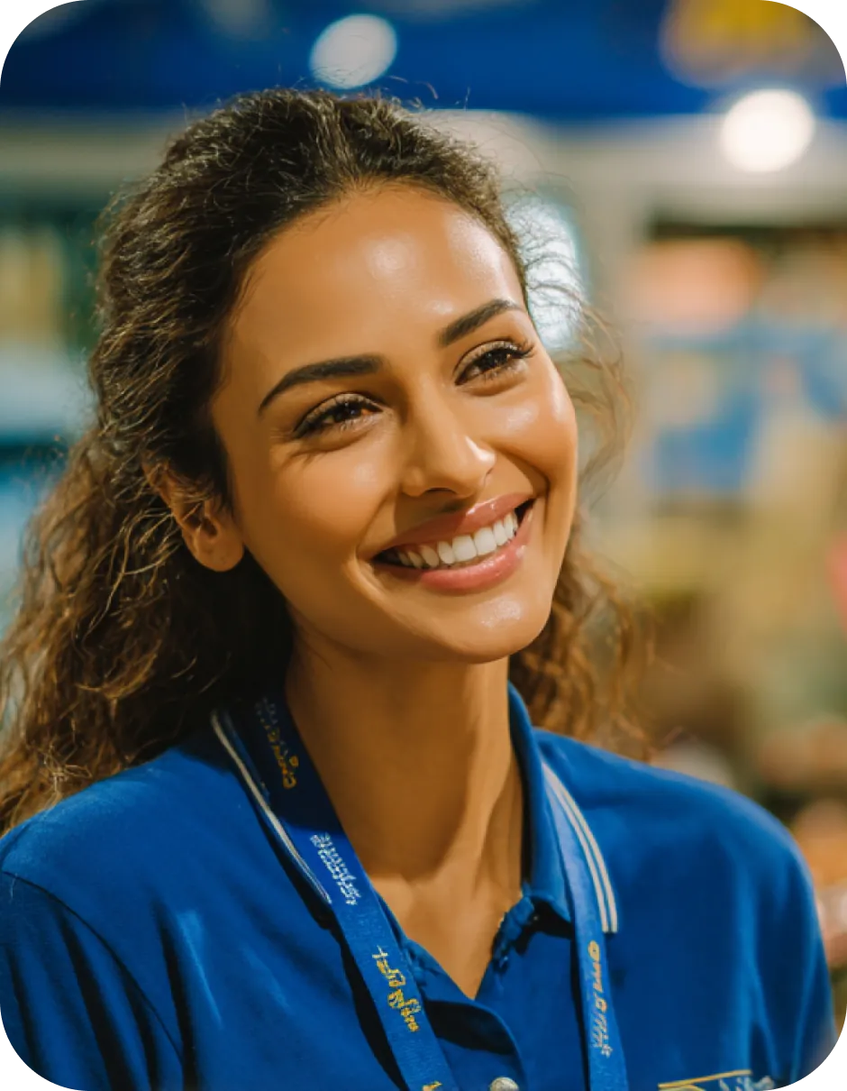 Smiling CashNow customer