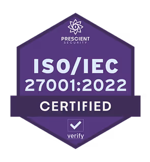 iso/iec certified badge