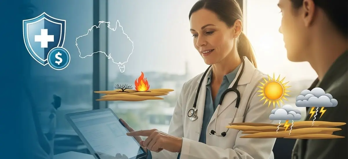 Doctor consulting a patient in Australia