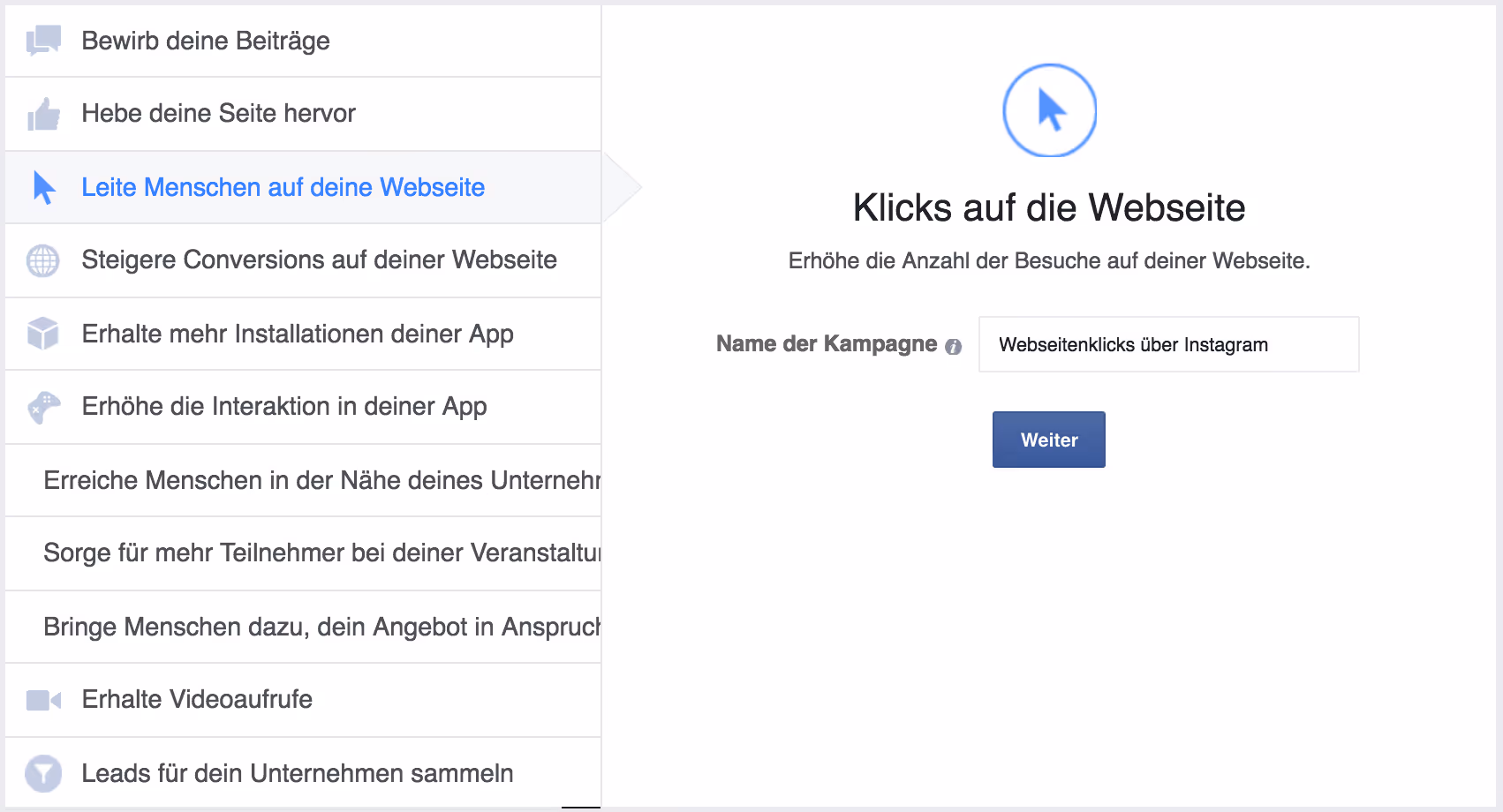 Instagram Werbung schalten