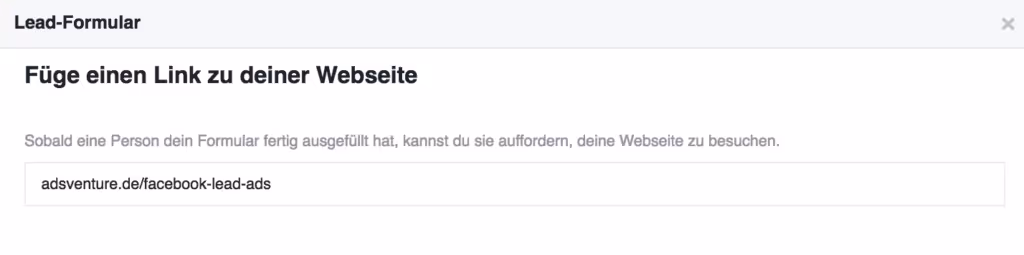 Facebook Lead Ads