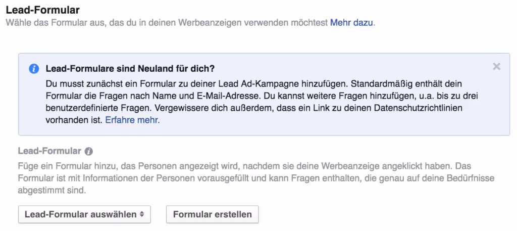 Facebook Lead Ads