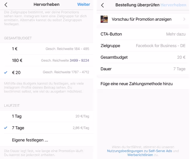 Instagram-Business-Profil-Beitrag-bewerben-8
