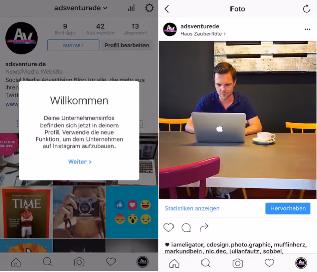 Instagram-Business-Profil-Beitrag-bewerben-4