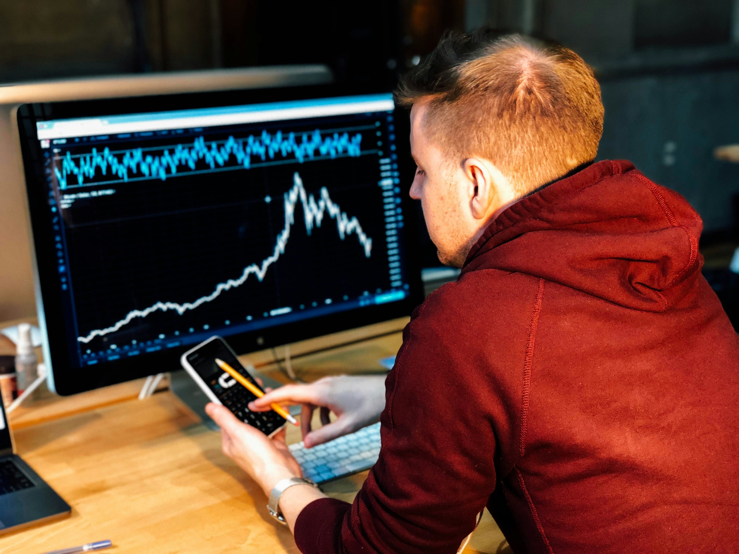 Man Working - Where to Learn Trading