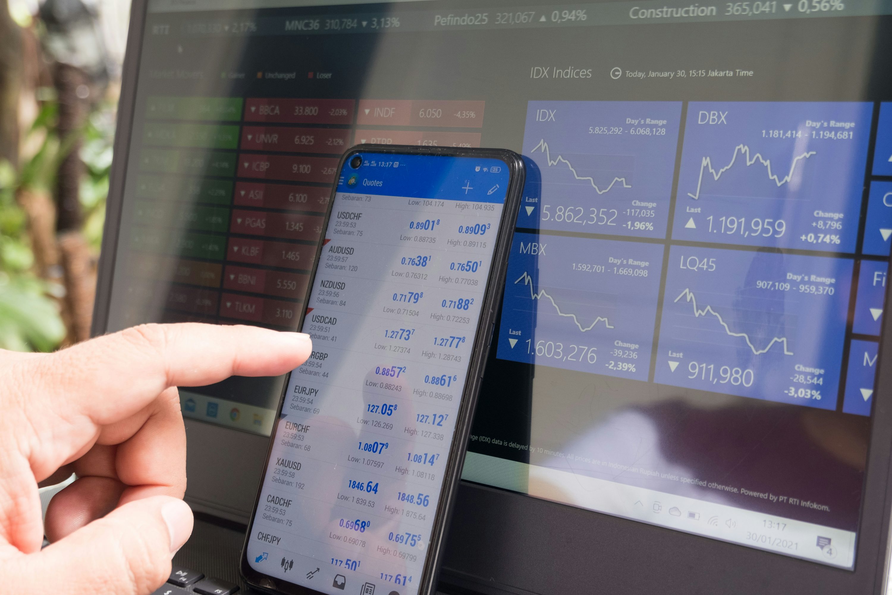 black android smartphone turned on screen - How to Choose the Best Trading Strategy for Beginners