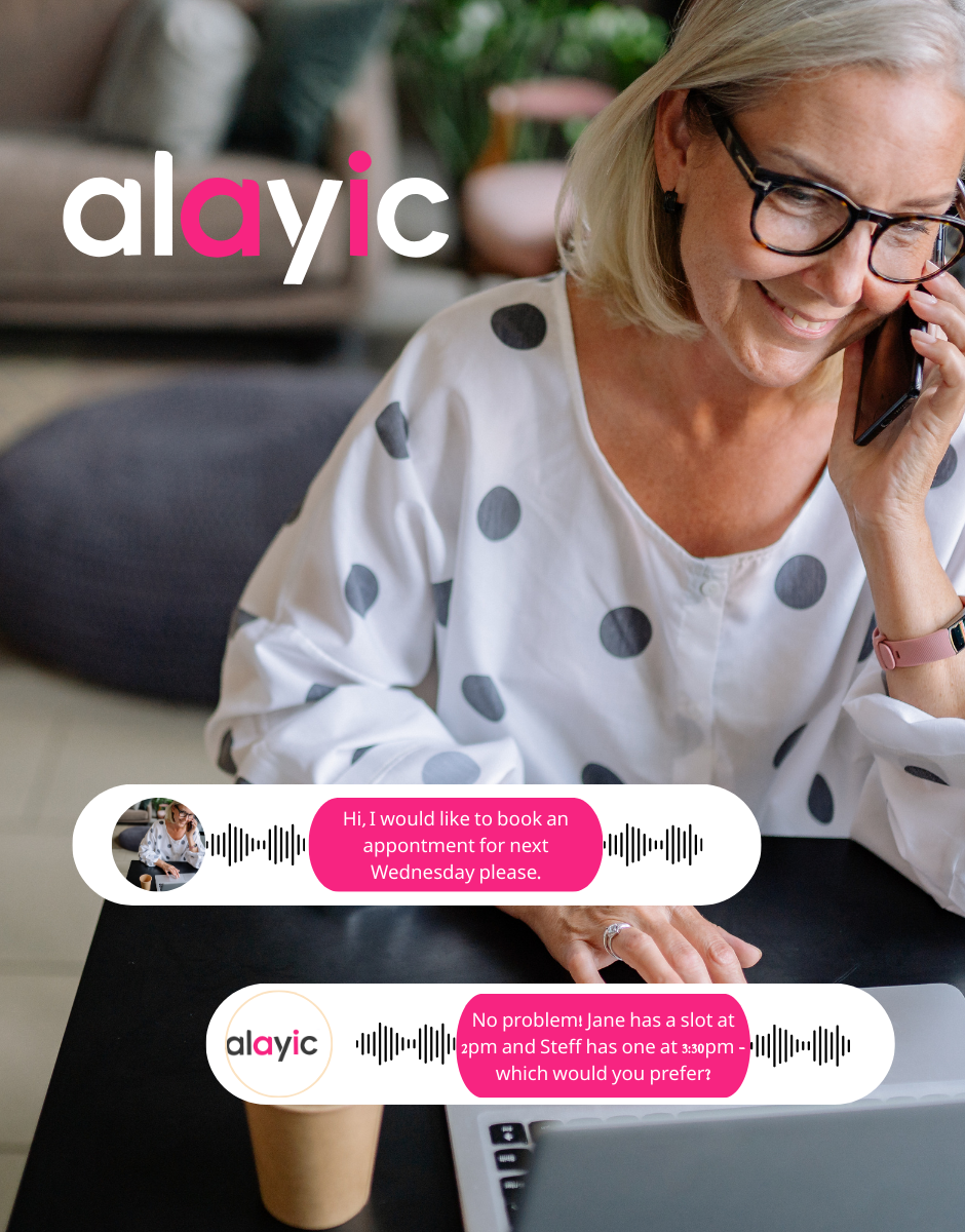 Virtual receptionists for hairdressers