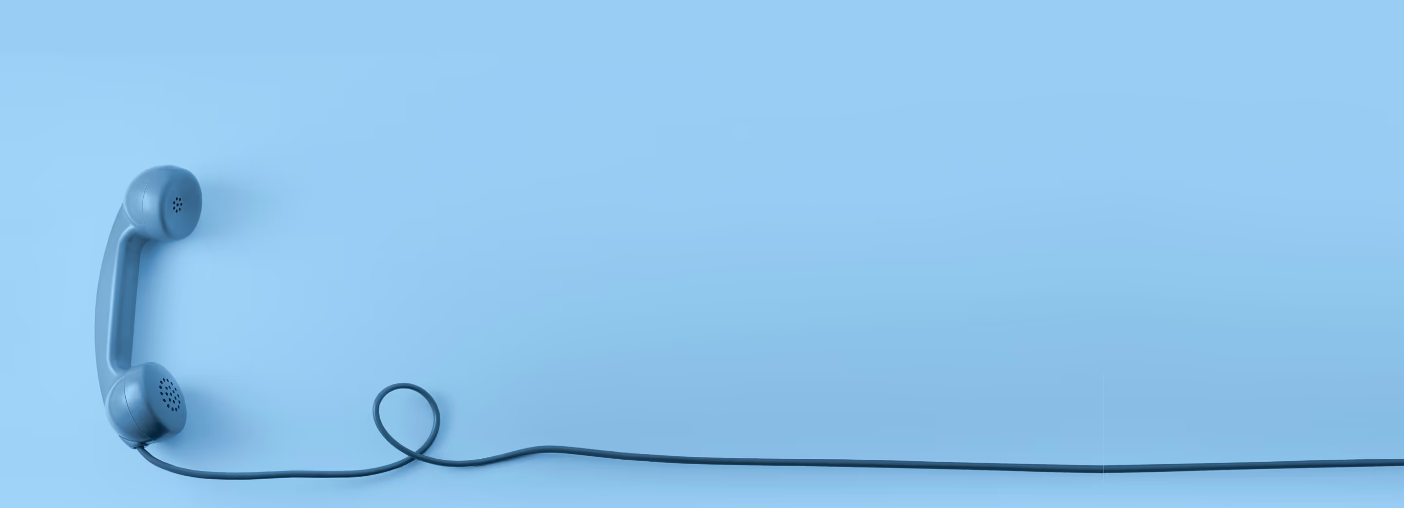 Telefonhörer mit Schnur