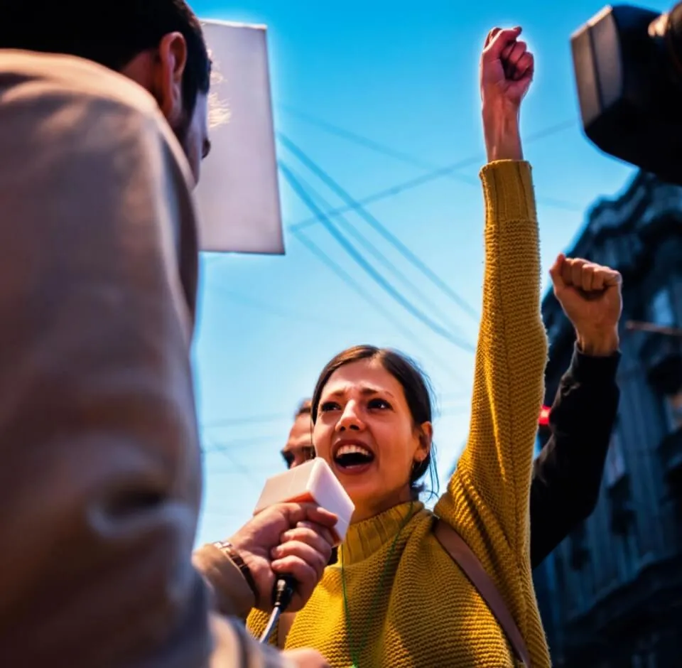 Interview with political opposition leader in highly charged campaign that threatens to spill over into  violence