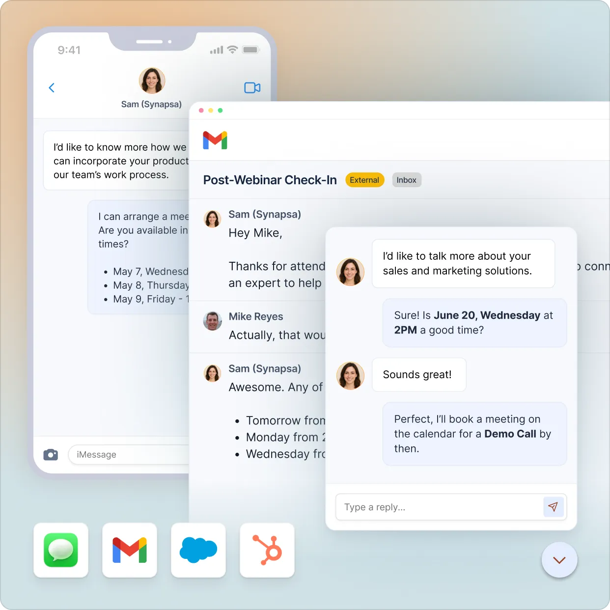 Synapsa AI Lead Engagement