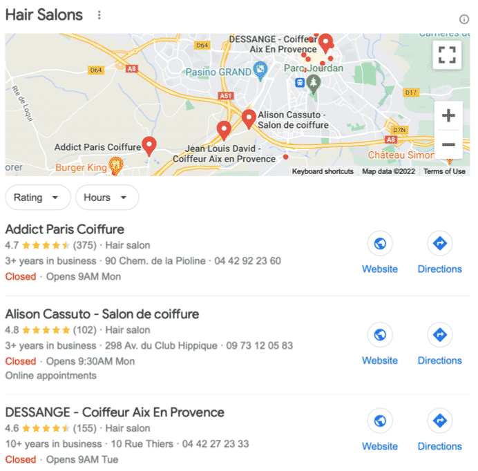 Google Business Profile (ex Google my Business)