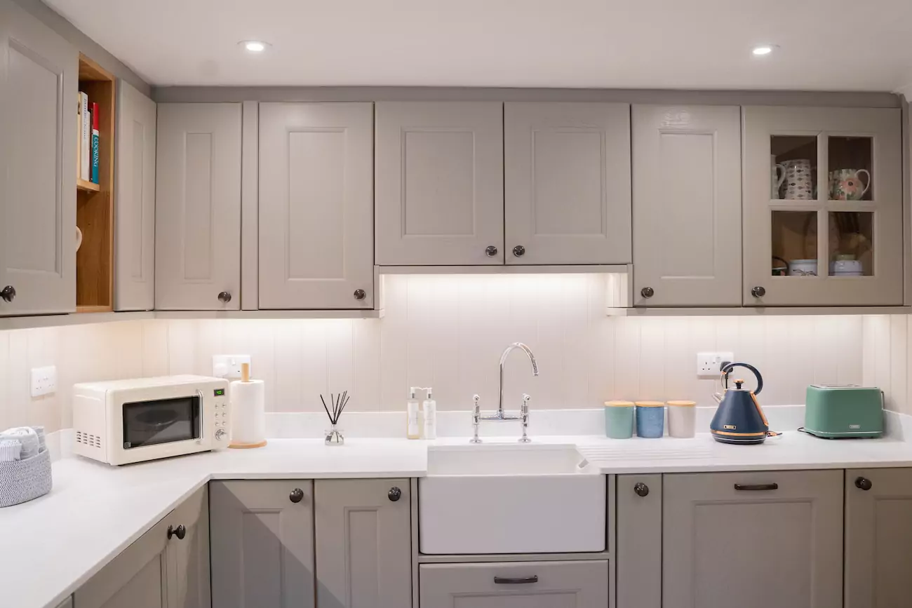 Modern renovation on classic kitchen cabinets