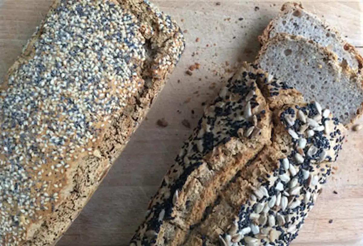 Notre pain sans gluten à la sortie du four