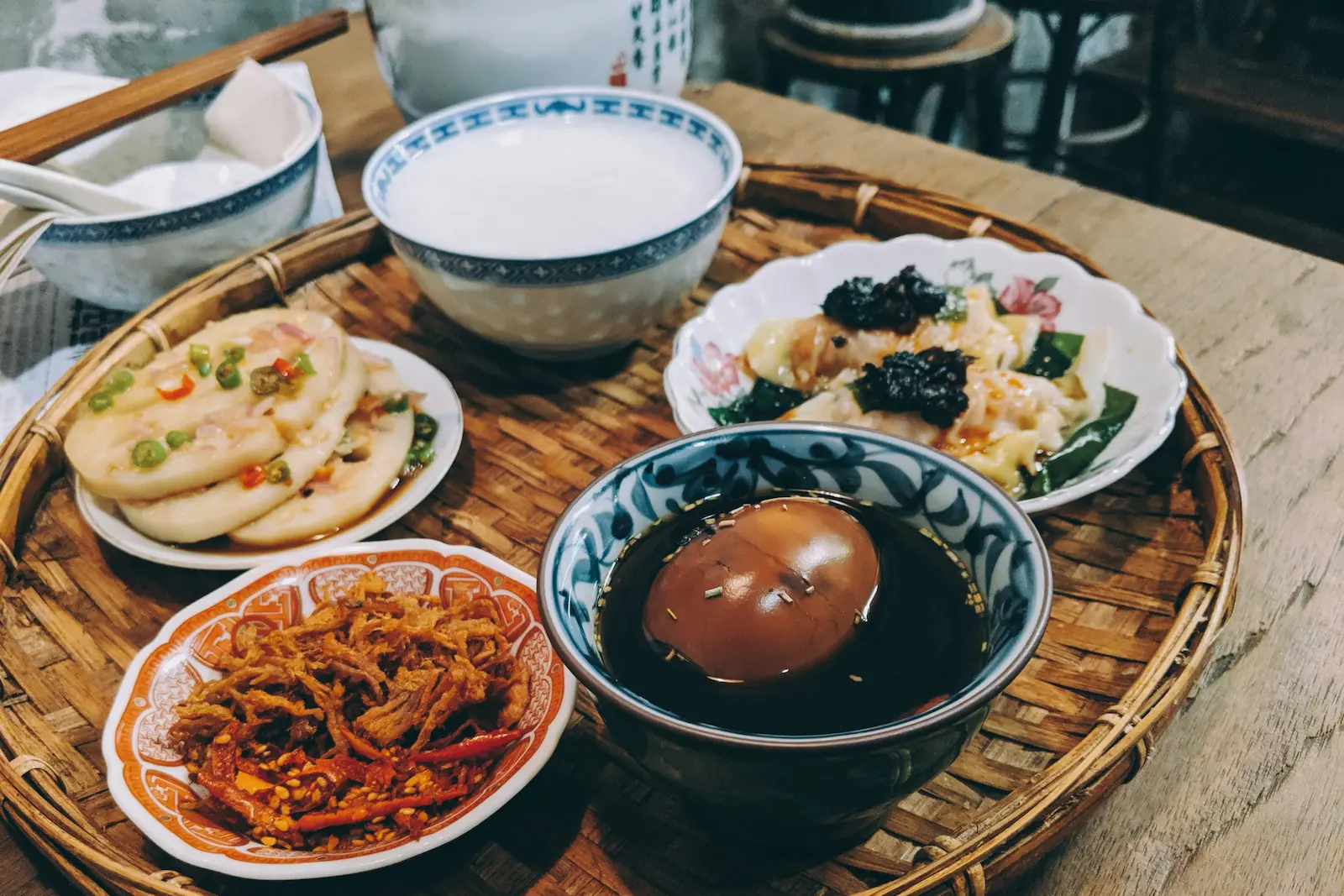 Un repas chinois appétissant