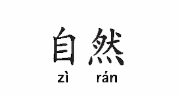 Idéogramme de zi et ran