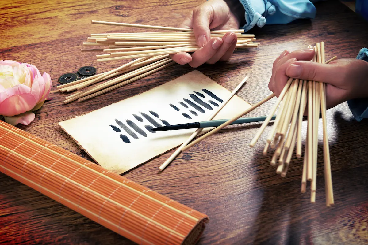 Tirage de l'oracle Yi Jing dans la tradition taoïste