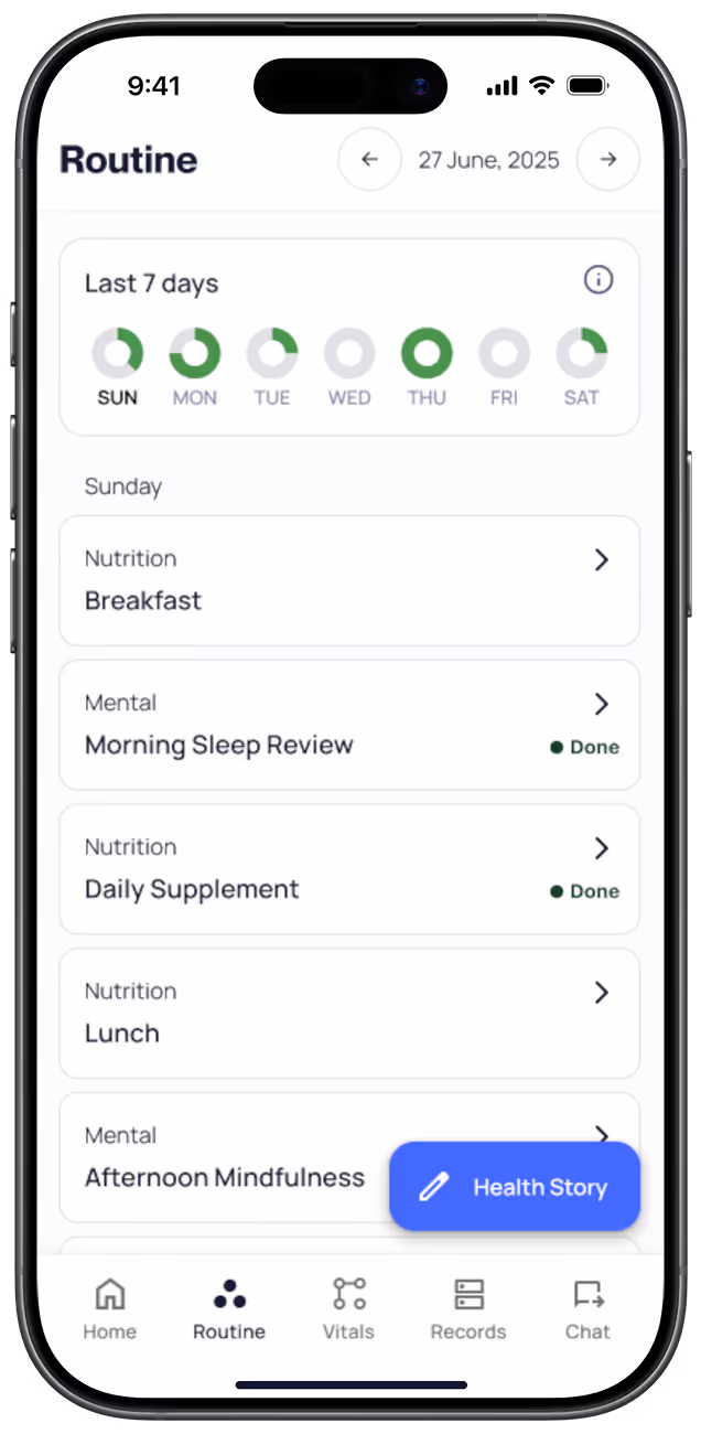 xHealth Routine