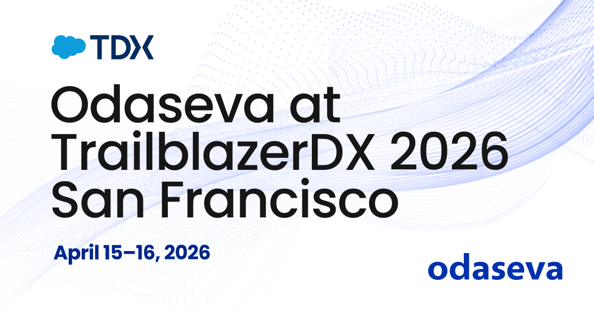 Odaseva at TDX 2026 | Salesforce Entperprise Data Platform