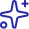 Blue circular icon with a white plus sign in the center.