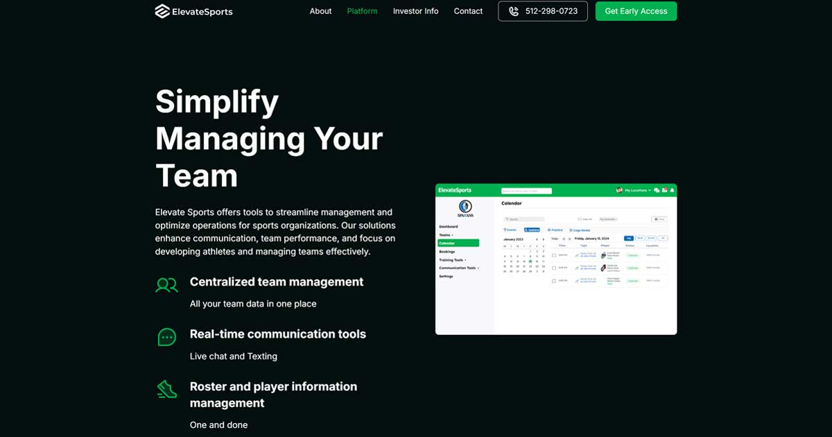 Platform Elevate Sports