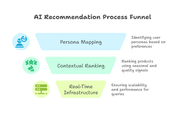 AI recommendation engine for ecommerce