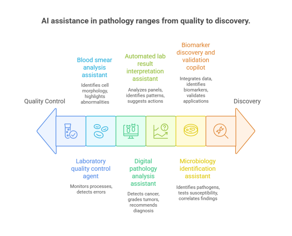 AI assistants for pathology