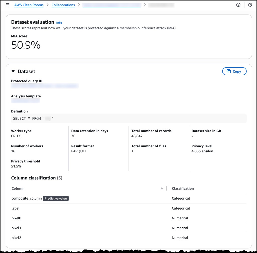 Synthetic ML data on AWS Clean Rooms ML