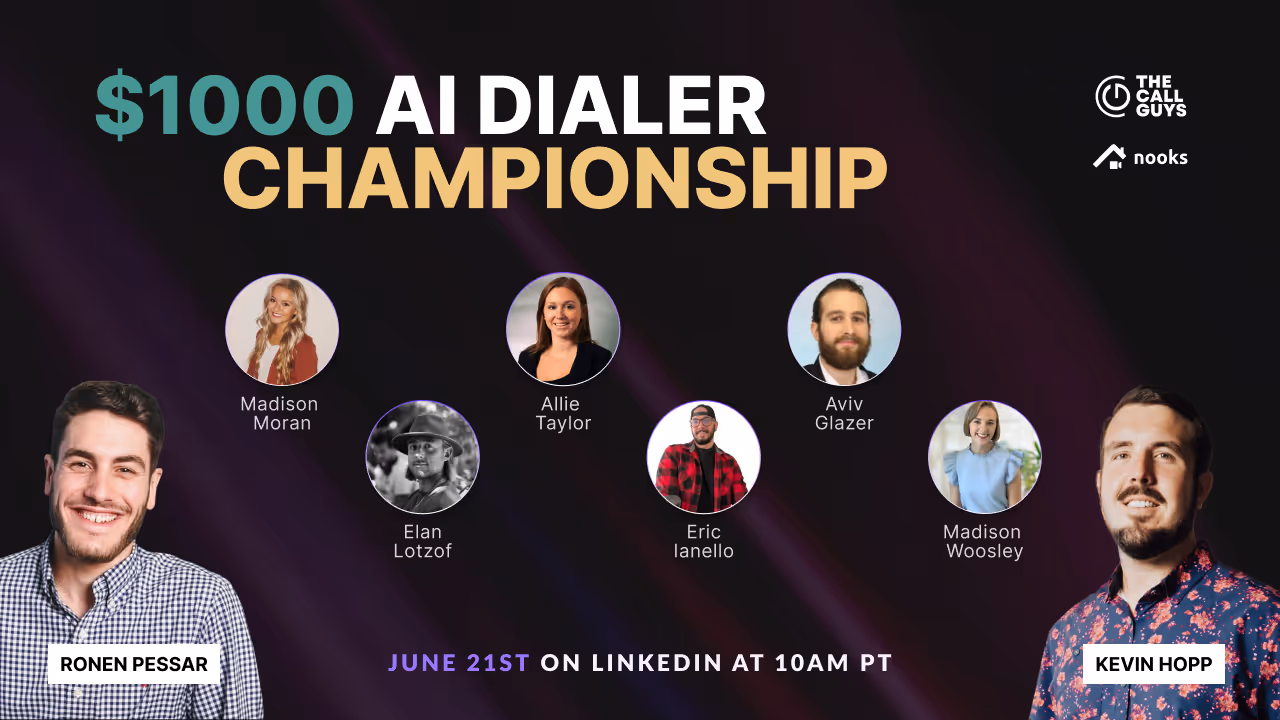 Nooks Hosts $1000 AI Dialer Competition