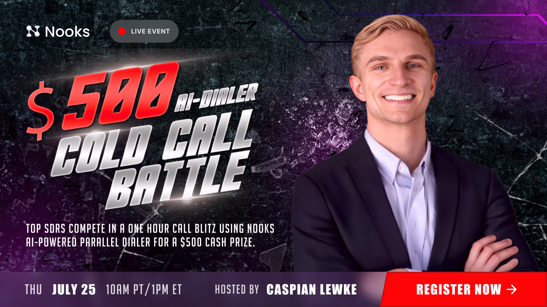 $500 AI-Dialer Cold Call Battle ft. Caspian Lewke