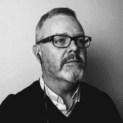 William Cockayne in black and white