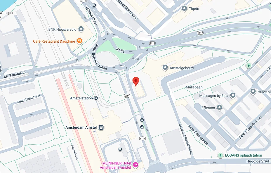 Map of the Amsterdam address, Prins Bernhardplein