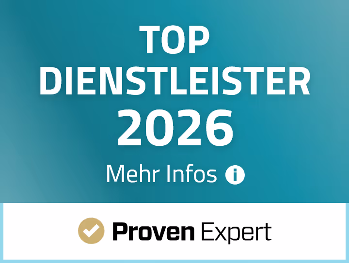 DieFinanzchecker sind Top Dienstleister 2026 laut ProvenExpert