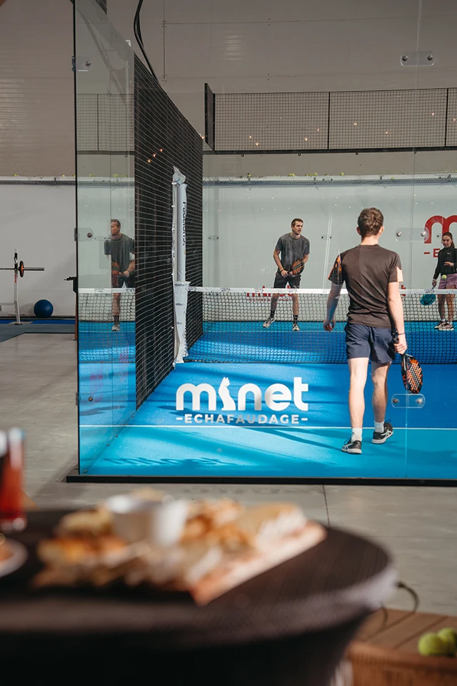 terrain de PadelShot avec naming