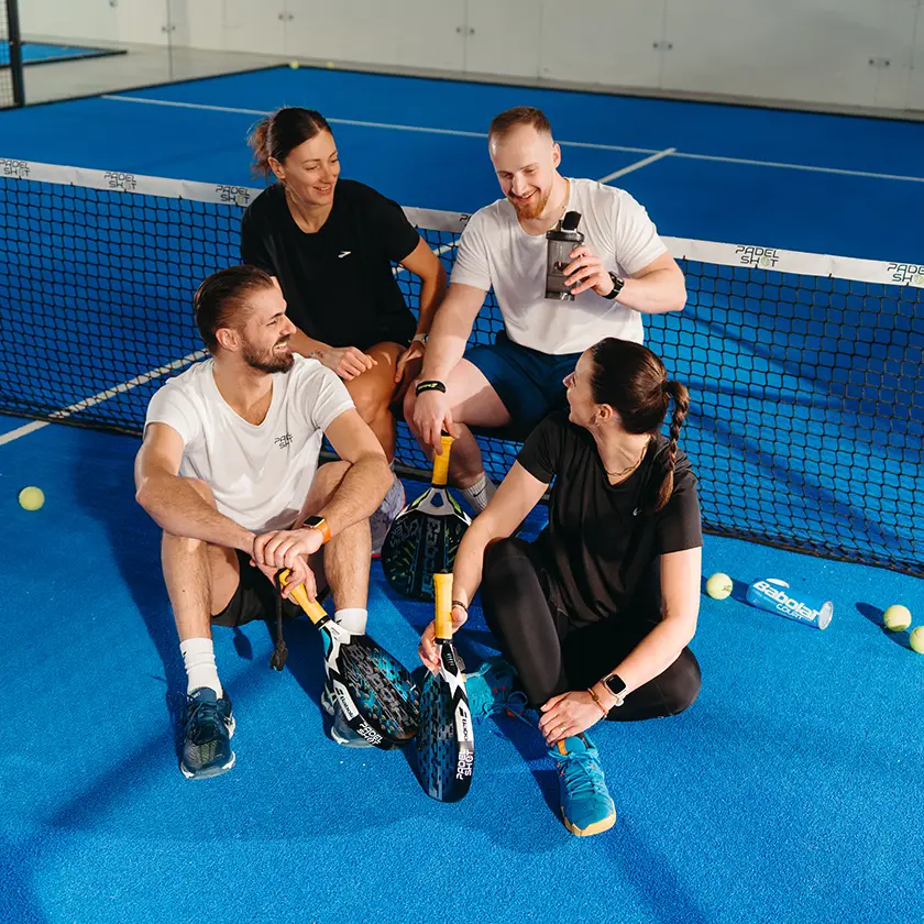 Amis sur le terrain PadelShot